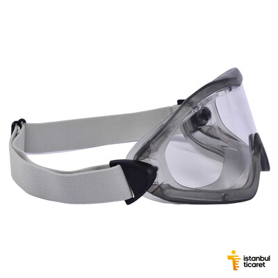 3M 2890S Goggle Ventilsiz AS/AF Koruyucu Güvenlik Gözlüğü - Thumbnail