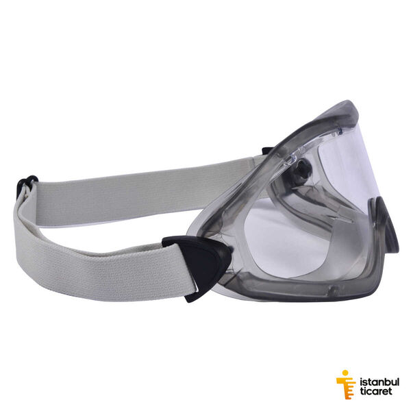 3M 2890S Goggle Ventilsiz AS/AF Koruyucu Güvenlik Gözlüğü