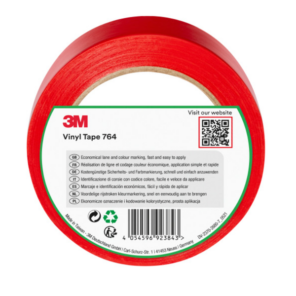 3M 764I Kırmızı Genel Amaçlı Vinil Bant 50 mm x 33 mt