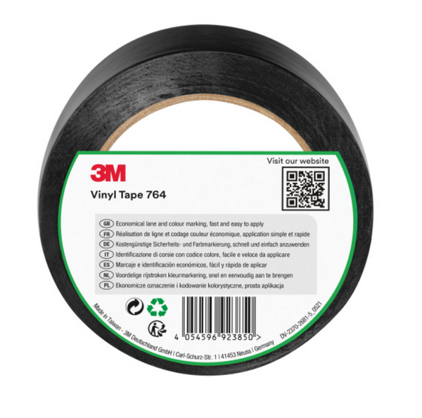 3M 764I Siyah Genel Amaçlı Vinil Bant 50 mm x 33 mt