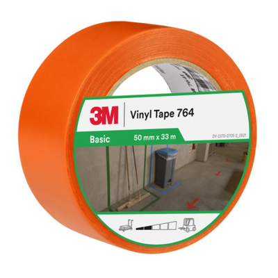 3M 764I Turuncu Genel Amaçlı Vinil Bant 50 mm x 33 mt - Thumbnail