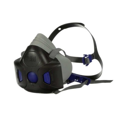 3M HF-802 Secure Click Orta Boy Yarım Yüz Maske - 3M (1)