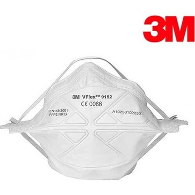 3M - 3M VFLEX 9152E Ventilsiz Toz Maskesi FFP2