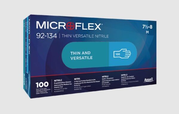 Ansell Microflex 92-134 Tek Kullanımlık Nitril Eldiven (100 Adet/Kutu)