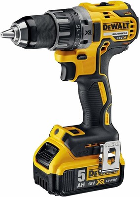 Dewalt - Dewalt DCD791P2-QW 18V 5.0 Ah Li-ion Çift Akülü Şarjlı Darbesiz Matkap Vidalama (1)