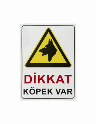 Decota - Dikkat Köpek Var Uyarı Levhası