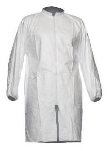 Dupont - DuPont™ Tyvek® 500 Labcoat PL309NP 2 Cepsiz Fermuarlı Laboratuvar Önlüğü / S Beden