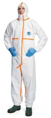 Dupont - DuPont™ Tyvek® 800 J CHA5 Başlıklı Koruma Tulumu