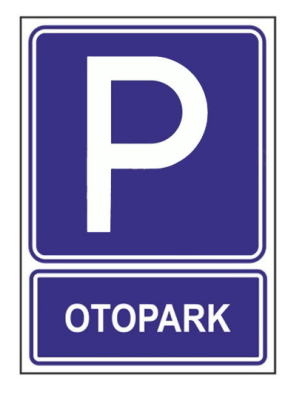 Otopark Uyarı Levhası - Decota