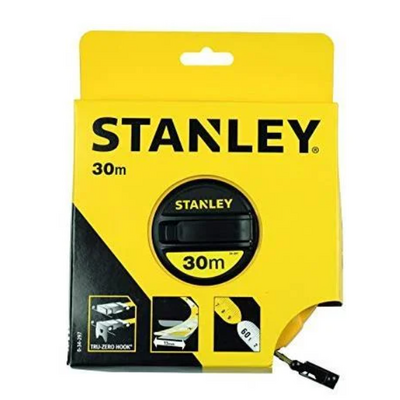 Stanley - Stanley 0-34-297 Kapalı Kasa Şerit Metre 30 m x 12,7 mm (1)