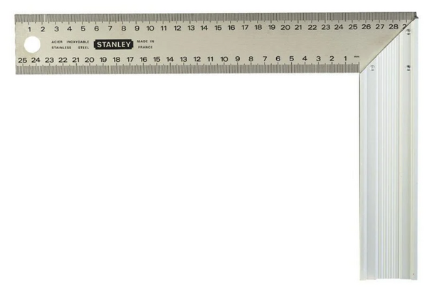 Stanley 1-45-687 Marangoz Çelik Gönye 200 x 400 mm