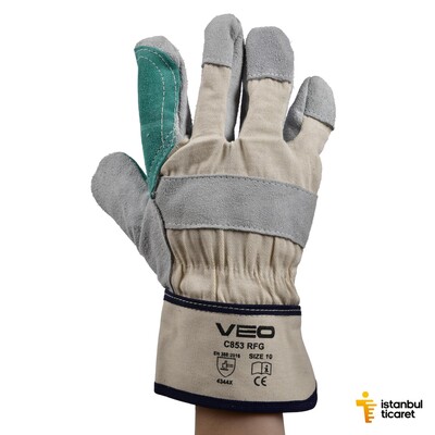 Veo - Veo C853 Rfg Takviyeli Deri İş Eldiveni (1)